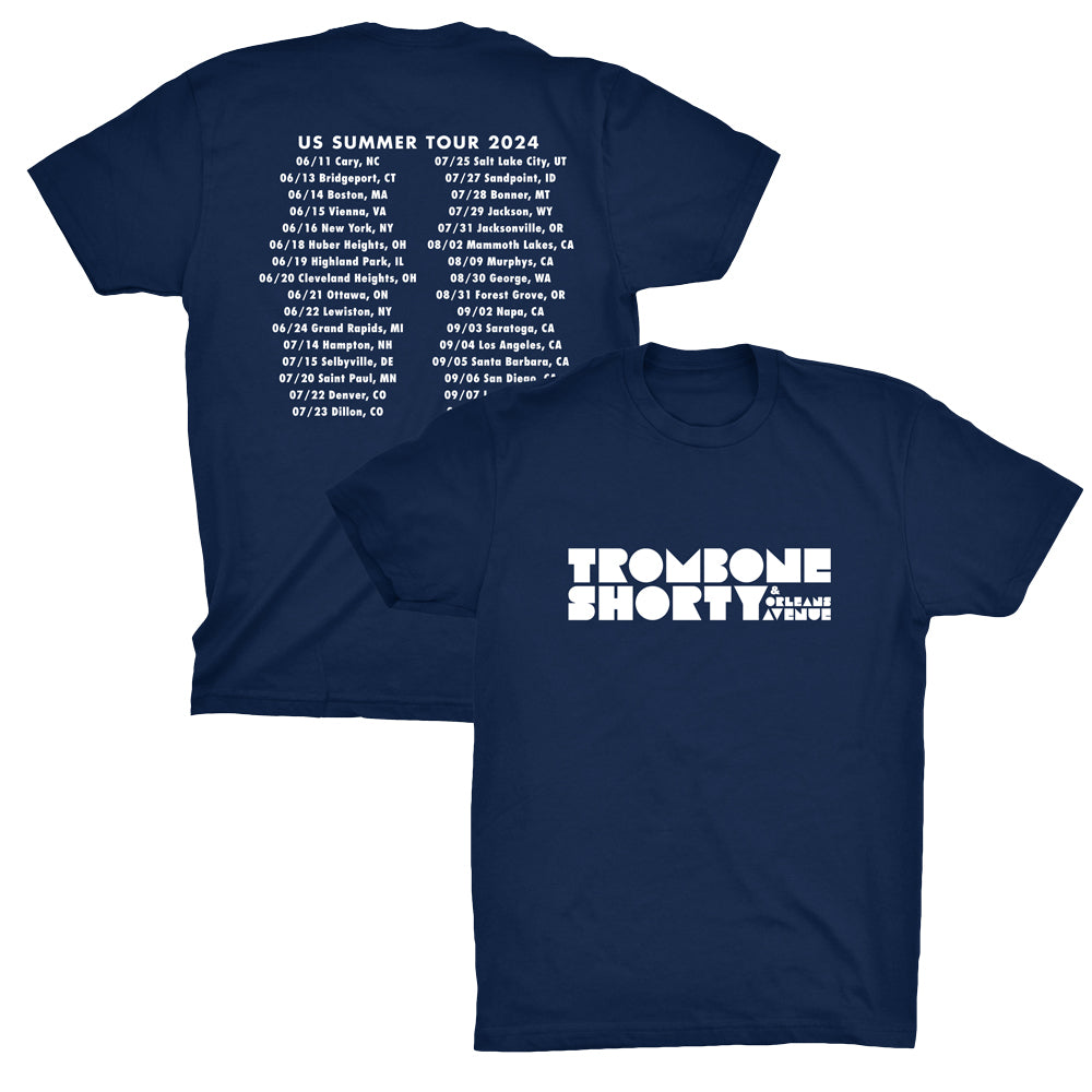 Geo Letters 2024 Tour T - Navy