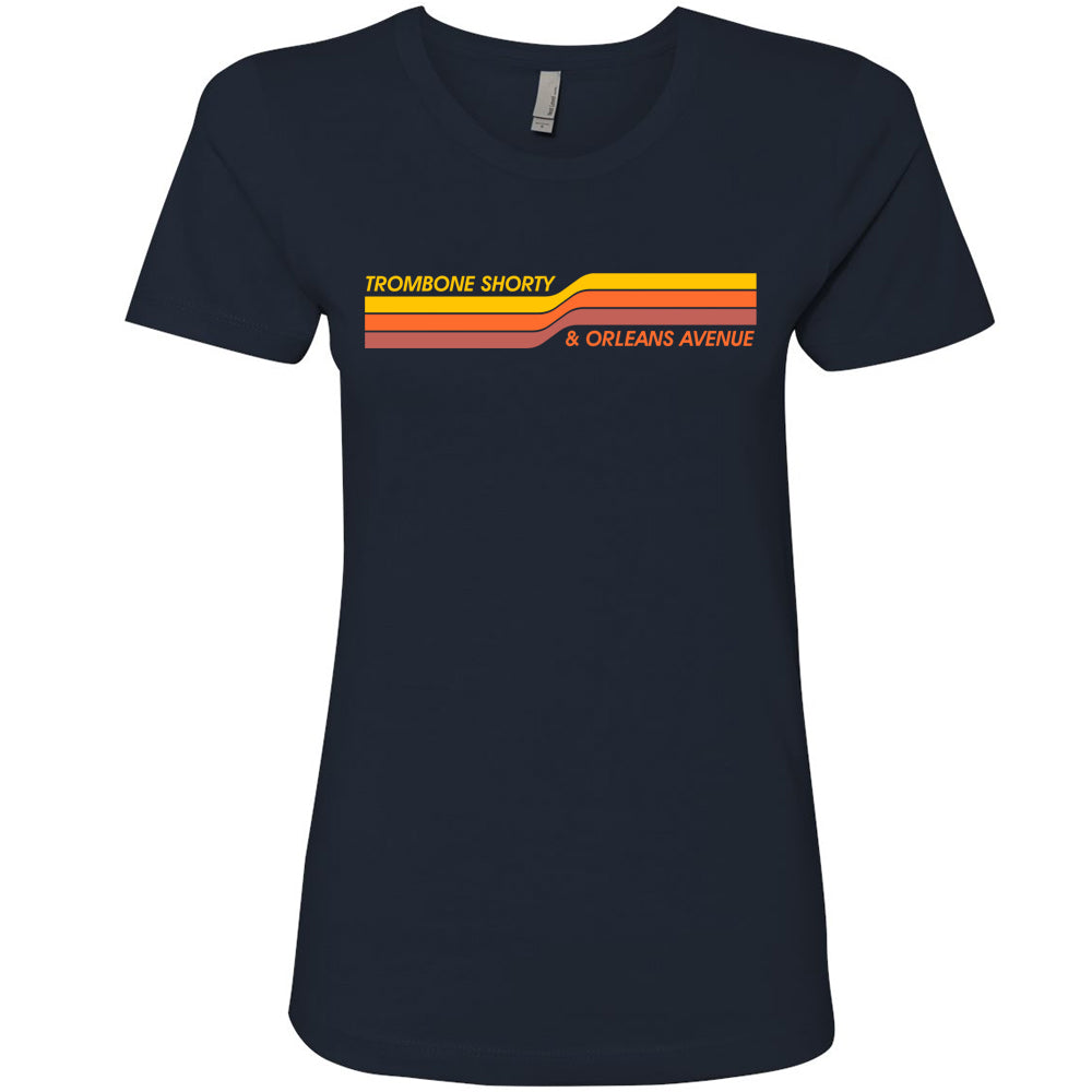 Women's Trombone Shorty Three Stripe Logo T