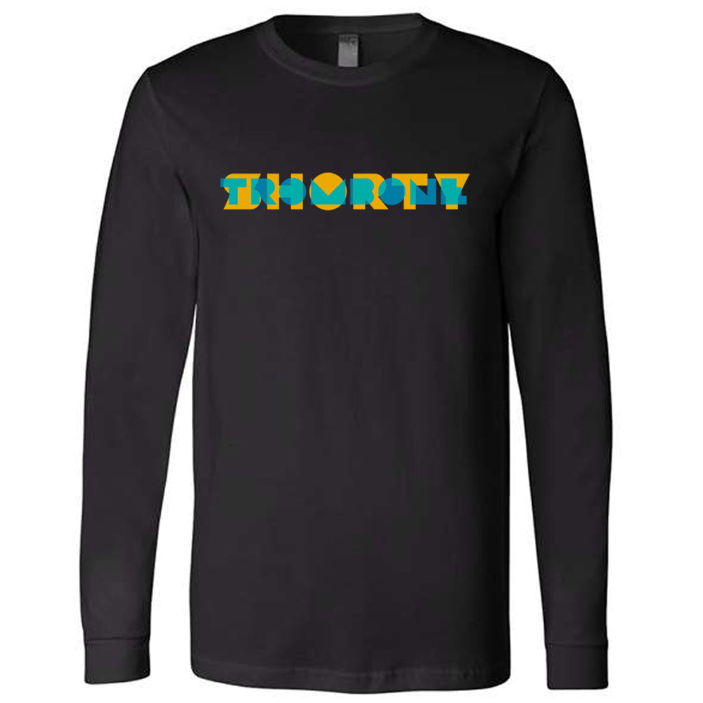 Trombone Shorty Typography Long Sleeve T - Black