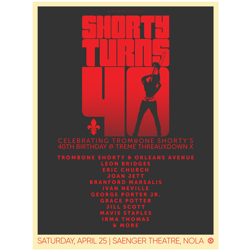 POSTER - Shorty Turns 40 Celebration