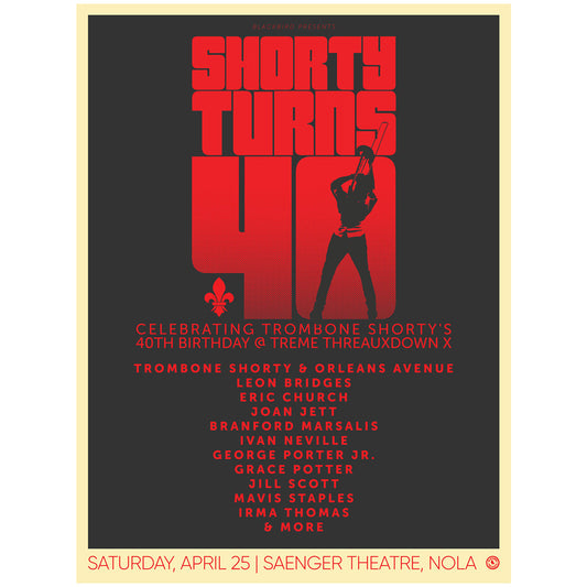 POSTER - Shorty Turns 40 Celebration