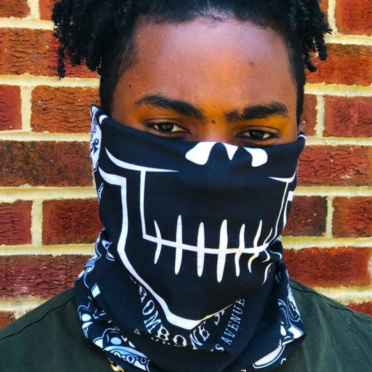 Skull Logo Neck Gaiter Mask