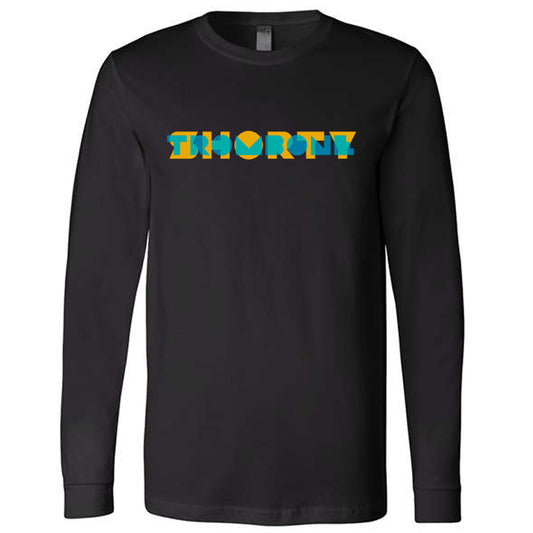 Trombone Shorty Typography Long Sleeve T - Black